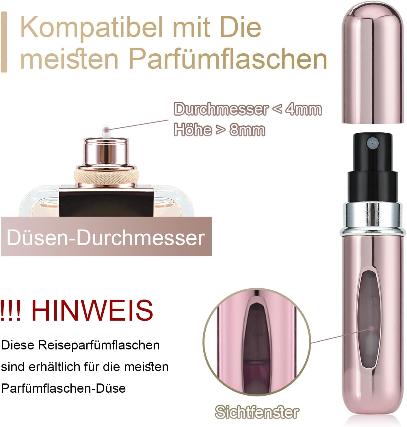 Ausfüllbare Parfüm Flasche